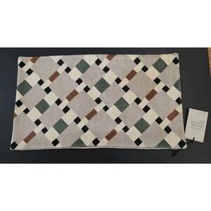WEST ELM Lumbar Pillow Cover Jora Geo Pattern NEW 12" x 21" NWT Textured